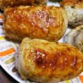 ヒナごはん's cooksnap of when they made 簡単肉巻きおにぎり.