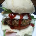 riha's cooksnap of when they made 手作りガツンとハンバーガー.