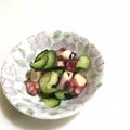 ♪ゆかたん♡'s cooksnap of when they made たこわかめきゅうりの酢のもの.