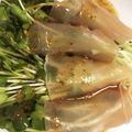 ＊にょにょん＊'s cooksnap of when they made 簡単！かいわれ巻くだけ生ハムサラダ☆.