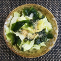 やんとエプロン☆'s cooksnap of when they made レタスとわかめの和風サラダ.