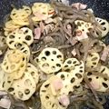 がっちゃん★99's cooksnap of when they made お手軽♪簡単レンコンとベーコンのきんぴら.