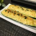 いちご海月's cooksnap of when they made 味噌タルタル☆ズッキーニボート.