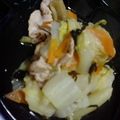 チョッパーﾏﾏ's cooksnap of when they made ✿豚肉と白菜の塩昆布炒め✿.