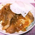 うさこ02's cooksnap of when they made 豚バラで簡単こってり豚の生姜焼き♡.