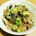 max4995's cooksnap of when they made 簡単☆アボカドとお刺身のなめろう風おかず.