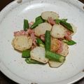 おにぎり99's cooksnap of when they made オクラと長芋のベーコンソテー.