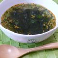 ｇａｂｉｂｉ's cooksnap of when they made 簡単お湯注ぐだけ☆ピリ辛わかめスープ.