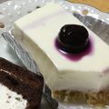 ちぇんばあ's cooksnap of when they made ブルーベリーマーブルレアチーズケーキ.