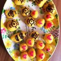 かわたまちゃん's cooksnap of when they made ♡お月ミニオン団子♡.