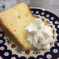 A子／平日のおやつ's cooksnap of when they made 24cmの型でバニラシフォンケーキ.