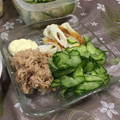 まさたかまま's cooksnap of when they made きゅうりとちくわとツナのサラダ.