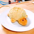 サーオリエント♡'s cooksnap of when they made かき氷シロップで手軽に　かめメロンパン.