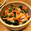 暴走インコ's cooksnap of when they made ハムとピーマンの炒め物.