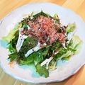 桜月❀咲良mommy's cooksnap of when they made わさび菜のお浸し風サラダ♪スピード一品♥.