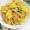 seacomet's cooksnap of when they made キャベツとじゃがいものカレー蒸し煮.