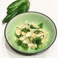 なつき☆ミ's cooksnap of when they made キャベツとピーマンのピーナッツバター和え.