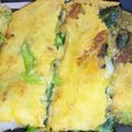 boooco's cooksnap of when they made 山芋と小松菜のちぢみ風チーズ焼.