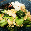 ☆mamingo☆'s cooksnap of when they made 簡単！鶏肉、小松菜、玉子の牡蠣油炒め.