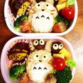 M♡Rママ★'s cooksnap of when they made 秋☆トトロとまっくろくろすけのキャラ弁❤.