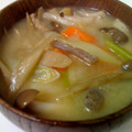 まんまるこころ's cooksnap of when they made 田舎風～すいとん入り豚汁.