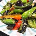 ☆あいちゃん's cooksnap of when they made ヘルシー副菜♡シシトウと茄子の炒め物.
