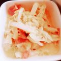 狐ト白ノ曼珠沙華＊'s cooksnap of when they made 朝トーストに♡ベーコンとキャベツのサラダ.