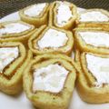 ジョングレ's cooksnap of when they made 林檎クリームロールケーキ.