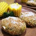 しじみごはん's cooksnap of when they made 揚げない！かぼちゃと黒ごまのコロッケ.