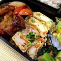 フジぽん's cooksnap of when they made チーズINカラフル野菜卵焼き★お弁当に♫.