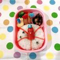 kazupooh77's cooksnap of when they made キャラ弁 タコちゃんのプール開き弁当.