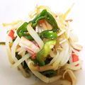 ユーロン's cooksnap of when they made 簡単☆美味しい～もやし&ピーかまサラダ♪.