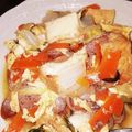 ёdey2upё's cooksnap of when they made めんつゆで簡単★白菜と厚揚げの卵野菜炒め.