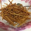 ♪ひのひの♪'s cooksnap of when they made パスタで簡単♪キャラメルプリッツもどき.