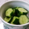 クック6DDPP8☆'s cooksnap of when they made 梅こぶ茶で簡単！きゅうりの浅漬け.