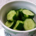 クック6DDPP8☆'s cooksnap of when they made 梅こぶ茶で簡単！きゅうりの浅漬け.