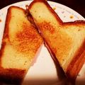 すみま～る's cooksnap of when they made フライパンで♡チーズとろけるホットサンド.