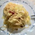 てんころ's cooksnap of when they made アンチョビのアーリオオーリオスパゲティ♪.