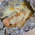 yuunmam's cooksnap of when they made 鮭のマヨチーズホイル焼き.