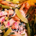 SHⅰ's cooksnap of when they made 小松菜とさつま揚げの梅マヨ和え.