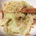 クックV4WJS0☆'s cooksnap of when they made 海老とキャベツのクリームパスタ.