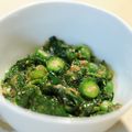 3life's cooksnap of when they made 夏定番♪モロヘイヤとオクラの簡単胡麻和え.