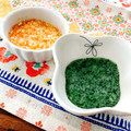 とこきち's cooksnap of when they made 離乳食 初期 しらすと小松菜のお粥.