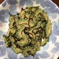 リンダA's cooksnap of when they made ゴーヤと塩昆布のいためもの.