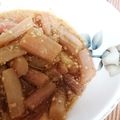 あかぷり's cooksnap of when they made ずいきの酢の物.