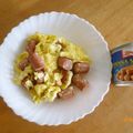 antkishi's cooksnap of when they made ウィンナーと玉子炒め.