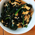 もんすけまま's cooksnap of when they made 絹さやワカメ卵の中華和え★.