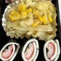 kasumisou⁂'s cooksnap of when they made お弁当に♪チーズカニカマ海苔.