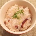 tikariri's cooksnap of when they made 生姜風味❤ふわふわ卵の白だし雑炊.