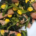 ☆miminga☆'s cooksnap of when they made 簡単！ほうれん草とスパムのバター醤油炒め.